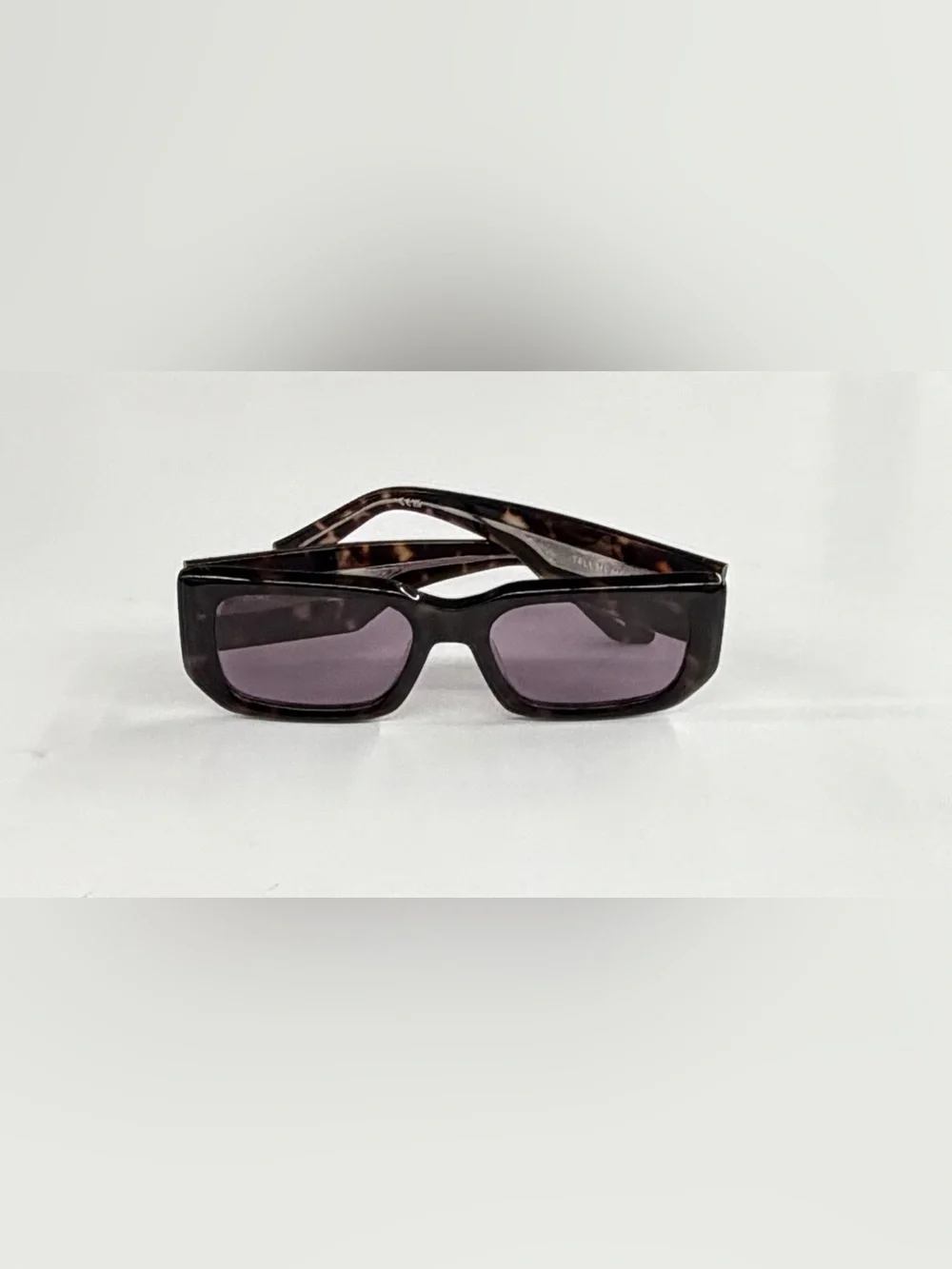Quay Australia Tell Me More Sunglasses color cHazy Tort w/ Amethyst (HAZTRT/AMET
